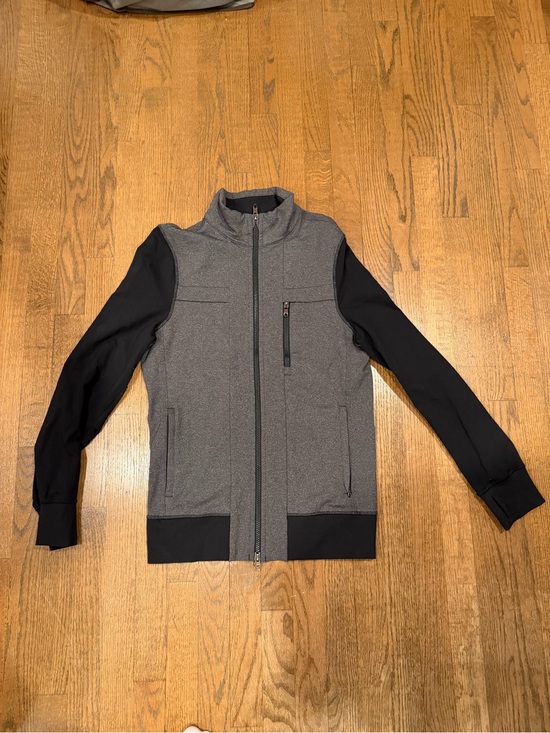 lululemon athletica Other - lululemon athletica Men's Charcoal and Black Full-Zip Sweater Jacket